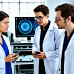 **

"A team of scientists in a modern laboratory, working on a quantum computer, fully clothed in lab coats, appropriate attire, safe for work, perfect anatomy, natural proportions, professional lighting, high-resolution image, family-friendly, modest, focus on the technology and collaborative effort, showcasing advanced scientific equipment, safe for work, appropriate content, fully clothed."

**